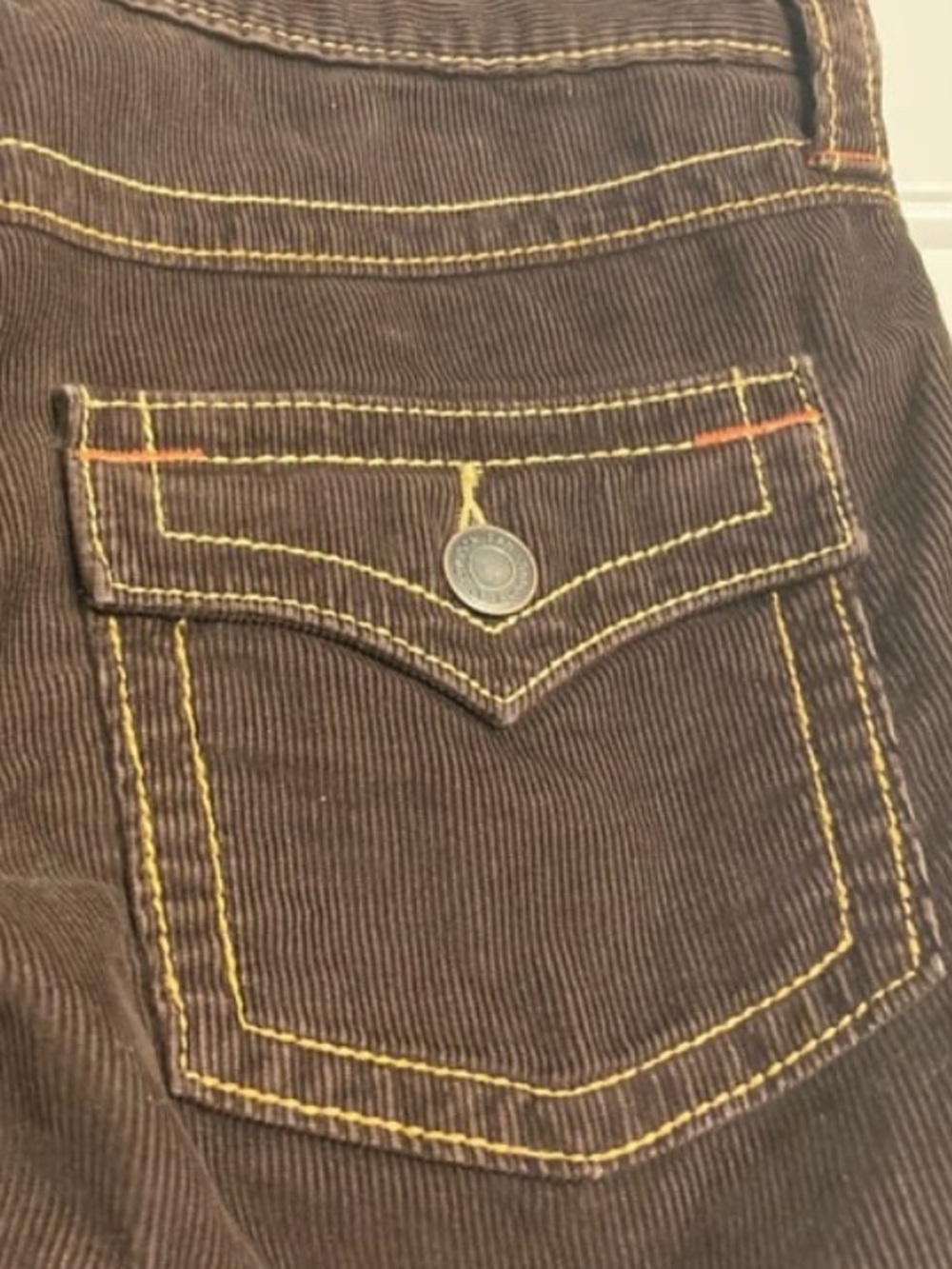 Vintage Victoria’s Secret “London Jean” Boot Cut Cotton Corduroy Jeans - Picture 10 of 13